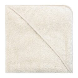 Alternative view of Bo Weevil Baby towel with hood 90x90cm - natural white - 981100