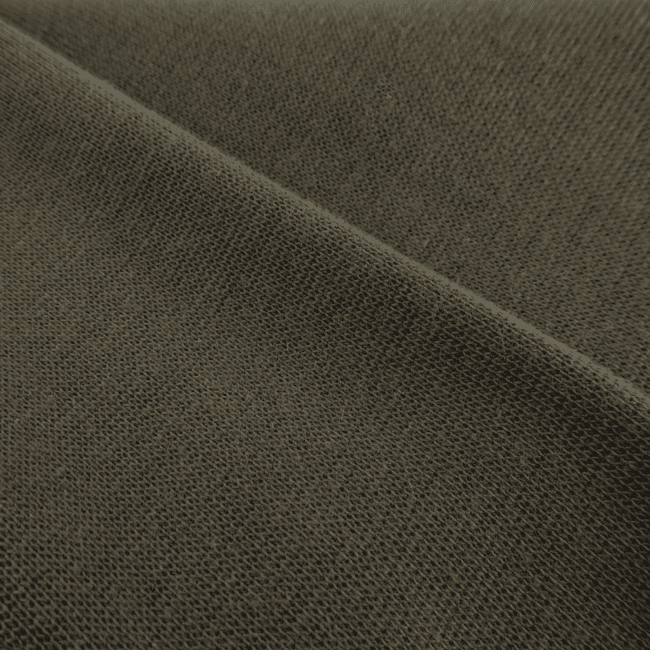 Bo Weevil Wrist fabric 1x1 with elastane - burnt olive - GOTS - 717040