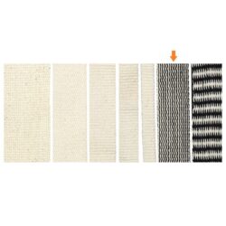 Alternative view of Bo Weevil Woven tape - black/white - 25 mm made of 100% organic cotton - 006125