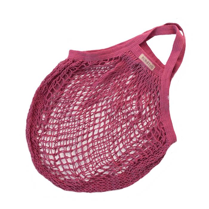 Bo Weevil Net bag with short handles - fuchsia pink 901058