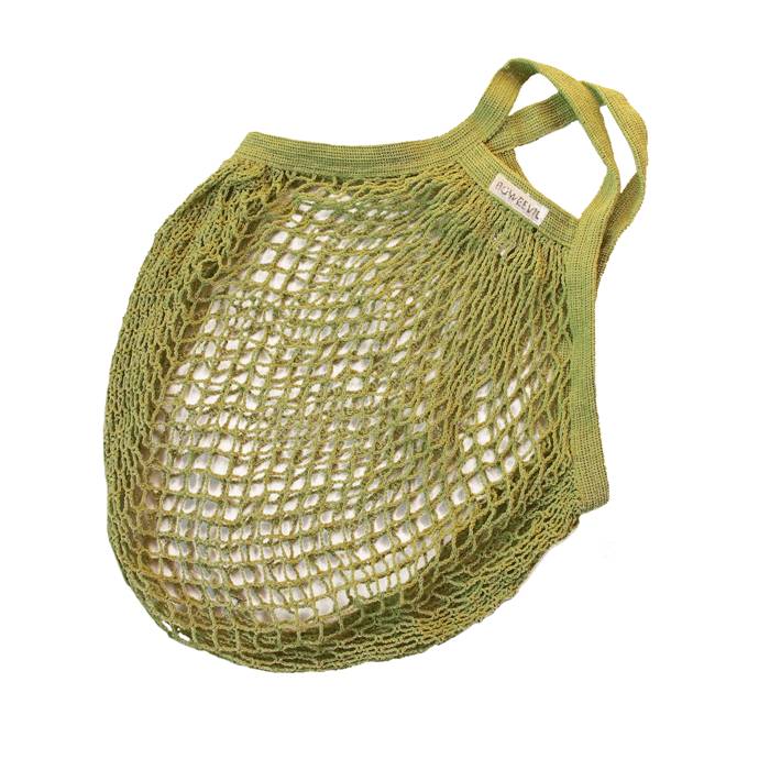 Bo Weevil Net bag with short handles - lime 901043