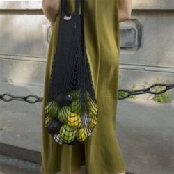 Alternative view of Bo Weevil Net bag with long handles - anthracite 901317