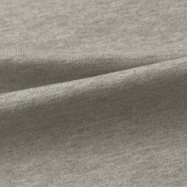 Bo Weevil Single jersey stretch 30/1 heavy grey melange - GOTS - 708018