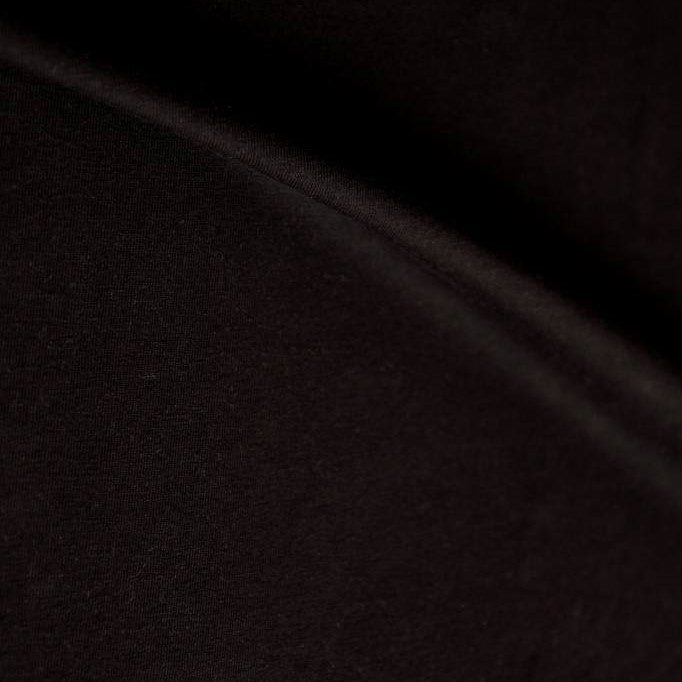 Bo Weevil Single jersey stretch 30/1 heavy - black - GOTS - 708002