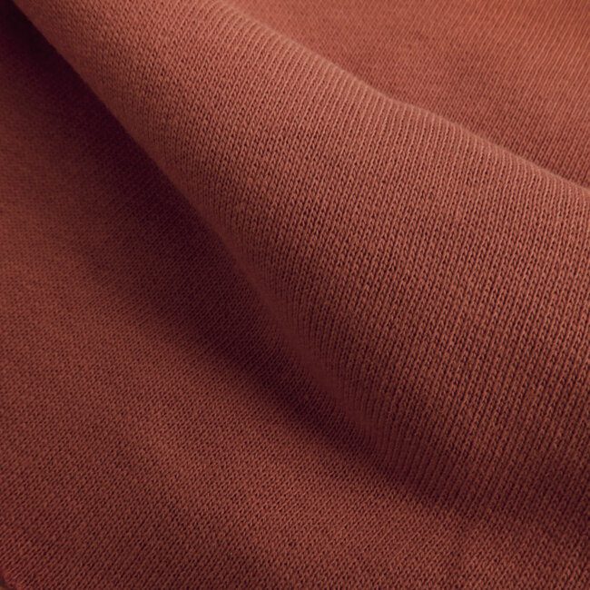 Bo Weevil Single jersey stretch 30/1 heavy - potter's clay - GOTS - 708085