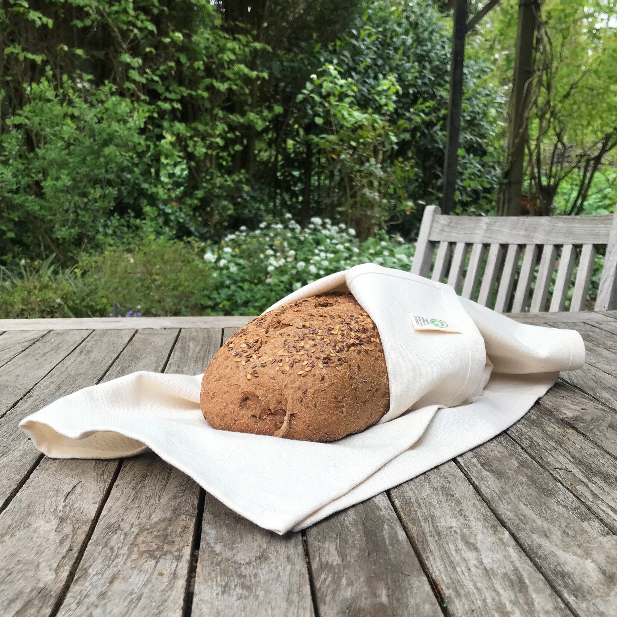 Bo Weevil Tea towel 60 x 60 cm natural white - unbleached ORGANIC cotton - 490000 - Image 3