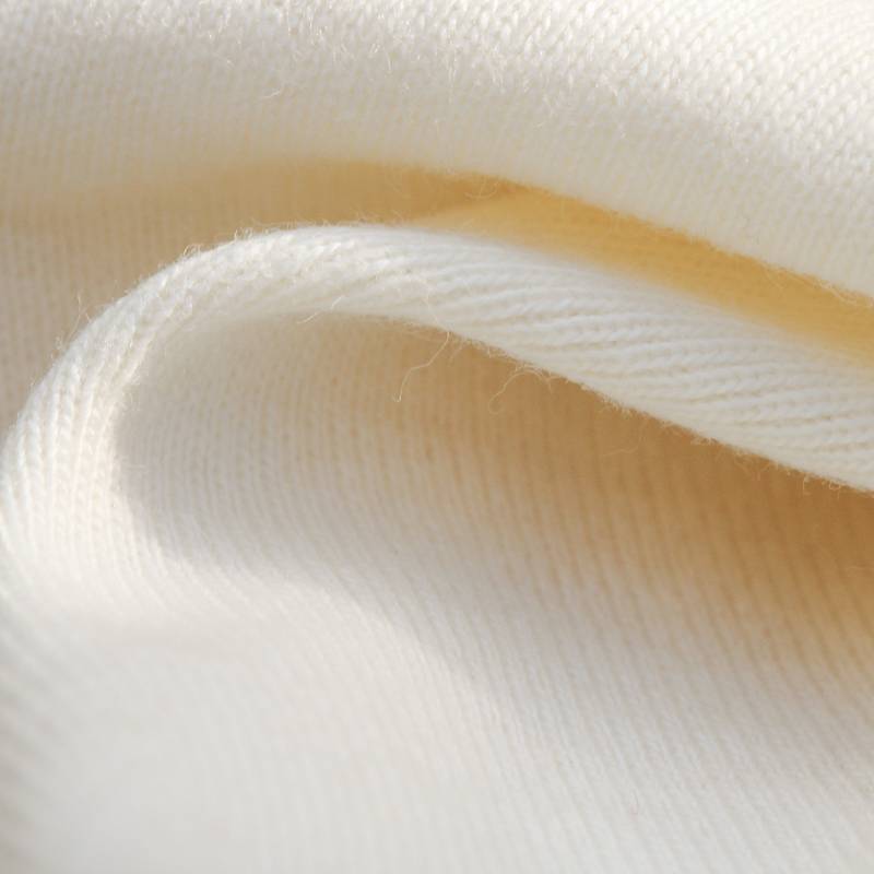 Bo Weevil Wrist fabric 1x1 100 % organic cotton - natural white GOTS -716000