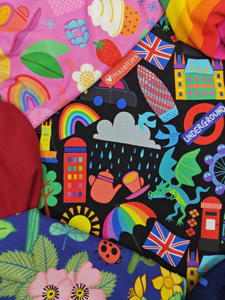 Hazeltjes London Baby (Black), organic jersey - Image 9