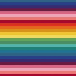 Hazeltjes Whimsy Woods Wonderland Stripes,  organic jersey