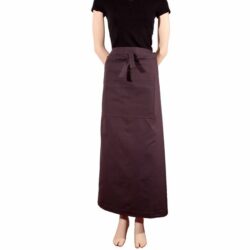 Bo Weevil Long catering apron (90x100cm) - canvas - anthracite - 923017 - Image 3