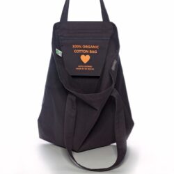 Bo Weevil Shopper tote XL (50 x 50cm ) - anthracite - GOTS - 916017