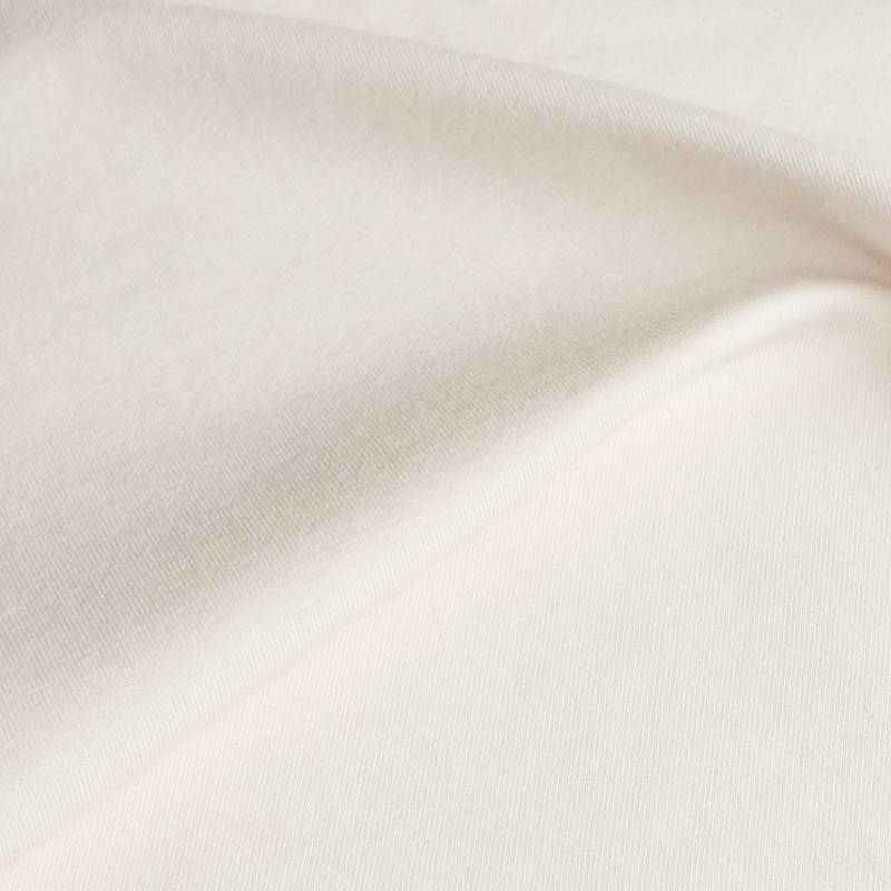 Bo Weevil Single jersey stretch 30/1 heavy - natural white - GOTS - 708000